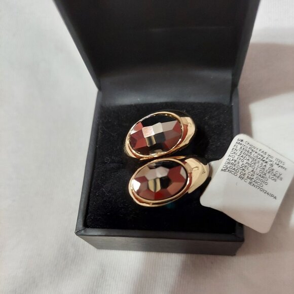 NWT Chico's Gold & Silver Tone Bypass Design Ring size 7 - Picture 1 of 1